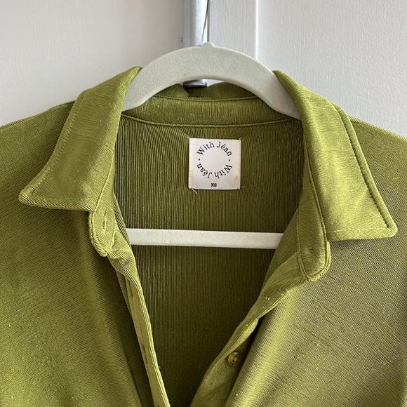 With Jean - Andy Dress Forest Green XS - Picture 3 of 11